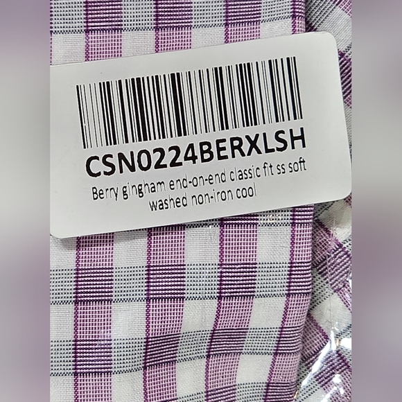 Charles Tyrwhitt classic fit, short sleeve dress shirt. NWT XL - Picture 5 of 12